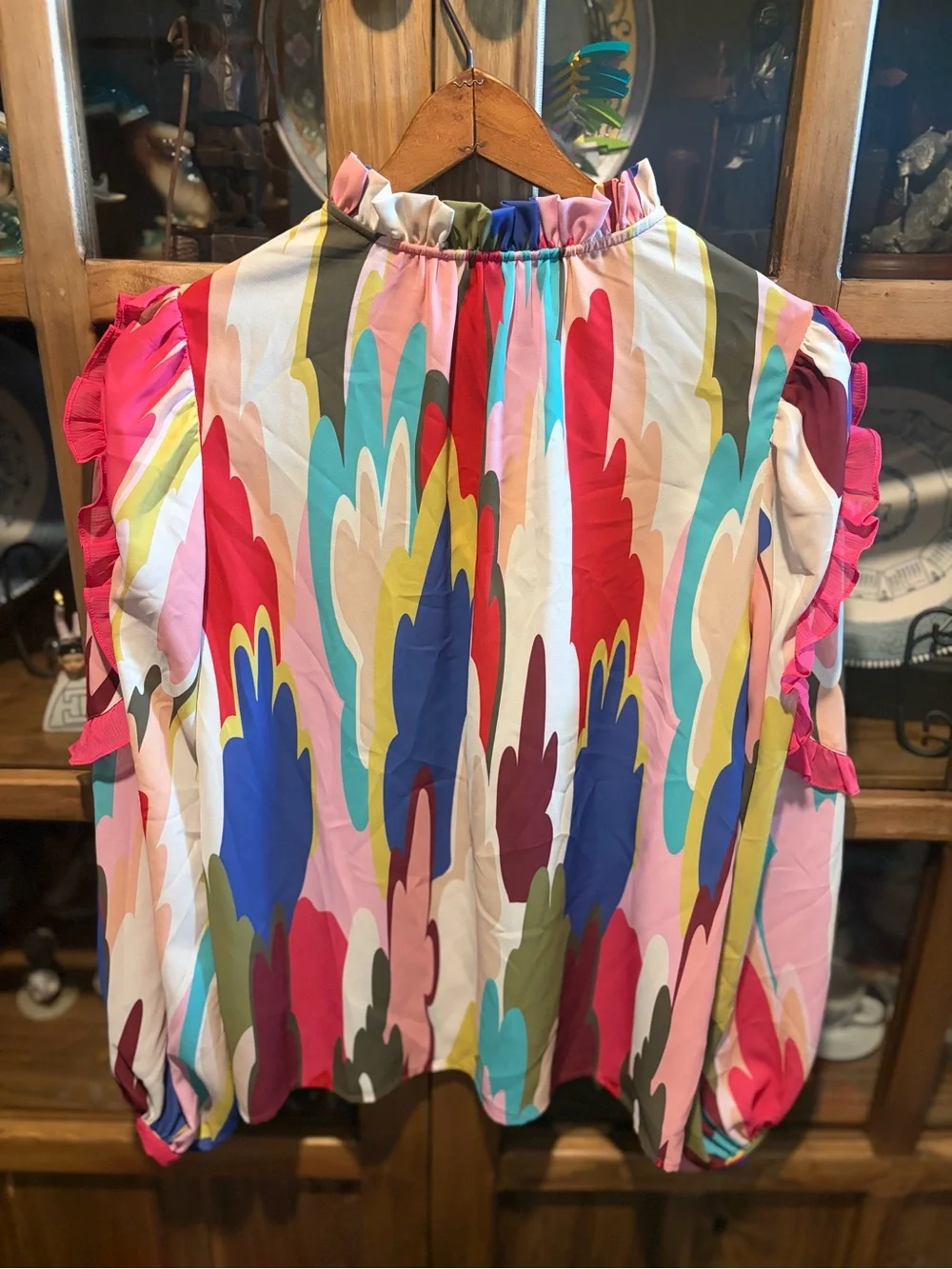 Crosby by Mollie Burch Ryland Blouse Size XS Head in the Clouds - Picture 12 of 12